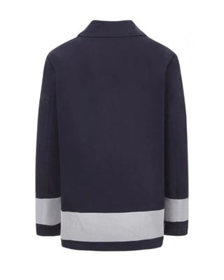 Fay Giubbino blu in canvas con ganci 5N2150