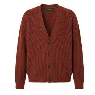 I'm Brian Cardigan Color Ruggine In Misto Lana MA3801/1 Per Uomo