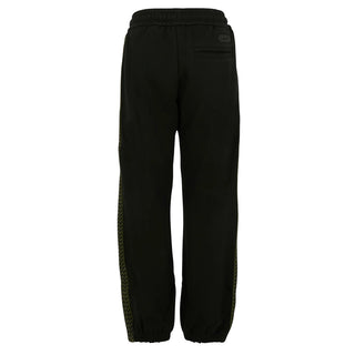 Lanvin Pantaloni jogger neri in felpa con logo N30301