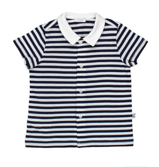 Il Gufo Gestreiftes gemustertes Hemd P18CC044M1067