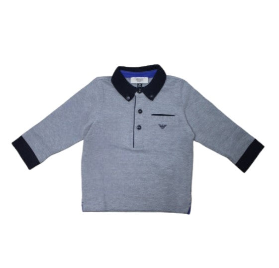 Armani Polo t-shirt with symbol 6YHF04-4J1RZ