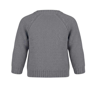 SNUG Cardigan Grigio In Misto Lana 934AR6W003140/3 Per Neonati