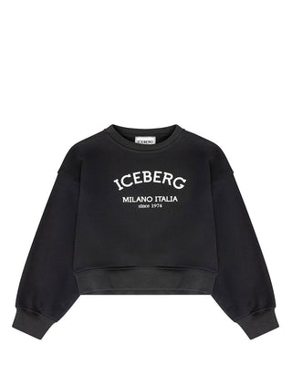 Iceberg Felpa Girocollo MFICE5151J Unisex Junior