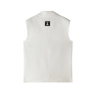 Patrizia Pepe Gilet Bianco In Sablè Da Ragazza 7S0278/A555-W146