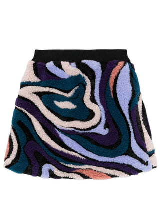 Emilio Pucci Gonna teddy con motivo Marmo PV7A81-H0055