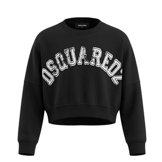 Dsquared2 Cropped sweatshirt with logo DQ0433-D008F