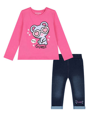 Guess Completo due pezzi da neonata A4YG06K6YW0