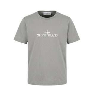 Stone Island T-shirt Grigia In Jersey L2S162100006/V0064 Per Bambino