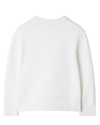 Burberry Felpa bianca con orsetto Thomas 8108468