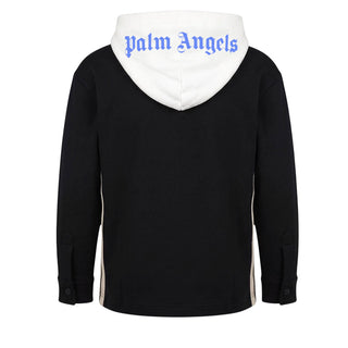 Palm Angels Giacca Nera Con Cappuccio F6PAJBSI021/110 Per Bambino