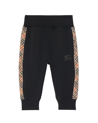 Burberry Pantaloni jogger con finiture Check 8112686