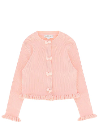 Angel's Face Cardigan TYLER RIBBED PEACH Da Bambina