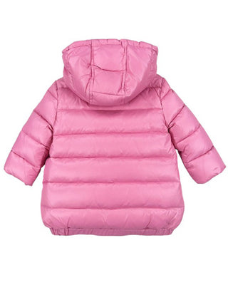 Fay Giubbino trapuntato con cappuccio e logo 9F2700