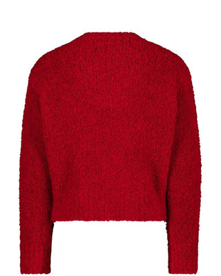 Aspesi Maglia cropped rossa da bambina F24042MAEM909