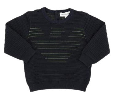 Armani 3HHM51 Crewneck Sweater With Logo Baby