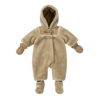 Chloè Eskimo beige in pelliccia ecologica da neonata C96179