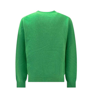 Mc2 Saint Barth Maglia verde in misto lana con scritta Birichina PRC0001 09654E