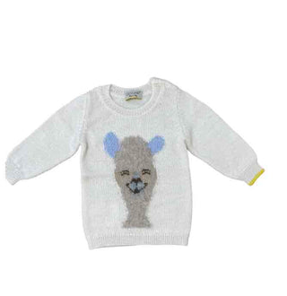 Gensami-Pullover MIT ALPACHINO-STICKEREI