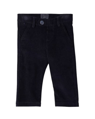 Fay Pantaloni blu in velluto a costine FV6510-V0131