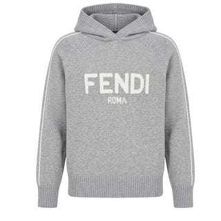 Fendi Maglia Con Cappuccio In Cashmere Per Bambini JUG011-AG3Y