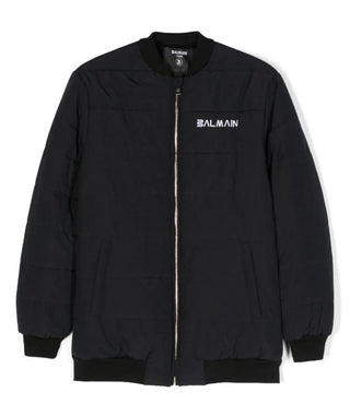 Balmain Giubbino Con Logo BT2Q47 E Zip Da Bambino