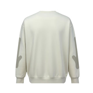 Disclaimer Felpa girocollo in cotone con stampa 25IDK58654