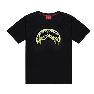 SPRAYGROUND T-shirt Nera A Maniche Corte Con Stampa SPY1443BLK