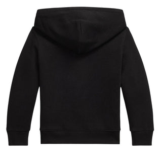 Polo Ralph Lauren Felpa Nera Con Cappuccio 323749954059 Per Bambini