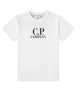CP Company Crewneck T-shirt with printed logo 09CKTS027C