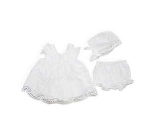 Tartaleta Vestina Ceremony mit Culotte und Mütze B4734 mit Knöpfen hinten