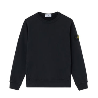 Stone Island Felpa girocollo in cotone con Compass K2S166100001