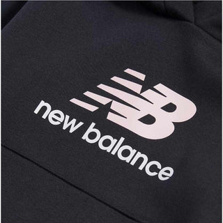 New Balance Felpa Nera Con Cappuccio LAKG0270-BK078 Per Bambina