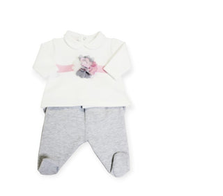 Ninnaoh Zweiteiliger Strampler 1997c mit Clips hinten