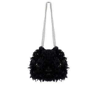 Kocca Borse nera a sacchetto Ubba con catena A25JBO7973ABUN3475