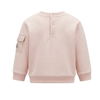 Moncler Tuta In Cotone Rosa L29518M0002-529 Per Neonata