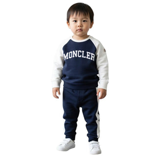 Moncler Tuta In Felpa Per Neonato I29518M00010