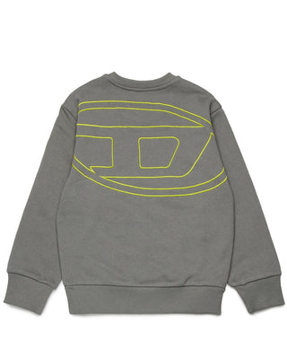 Diesel Felpa Girocollo J02274-0GYCJ Con Maxi Logo Oval D