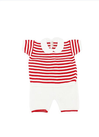 Little Bear Zweiteiliger Playsuit li0123 Knöpfe auf der Rückseite