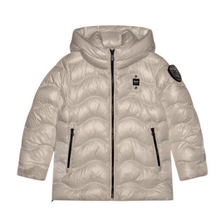Blauer Giubbino Trapuntato 25WBLGC02394 A Onde Larose Da Bambina