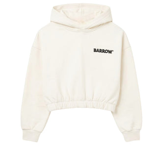 Barrow Felpa Cropped Con Cappuccio 032153 Per Bambina