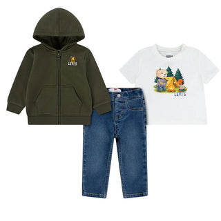Levis Completo Tre Pezzi 6ER558-E3V Per Neonato