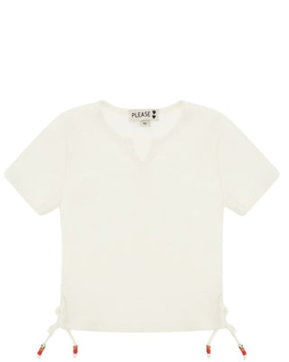 Please T-Shirt MBC9072G72 Con Laccetti