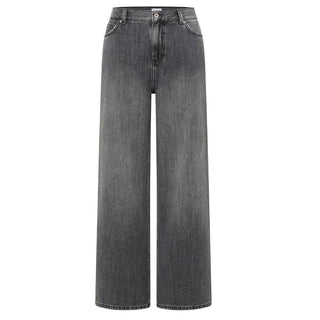 Mustang Jeans Luise Wide In Denim Grigio Per Donna 1017609/4000-681