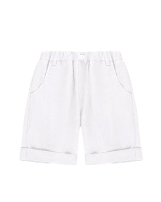 Lalalù Bermuda classico in misto lino BML40PB