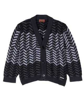 Missoni Cardigan in lana con motivo zig zag MV9520-W0087