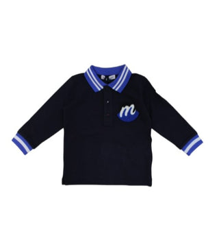 Moncler T-shirt a polo con simbolo D29518310205