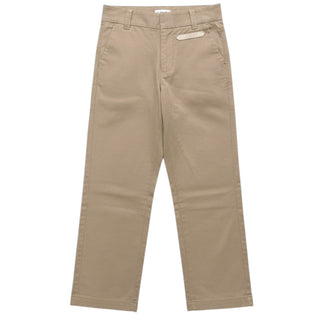 Lanvin Pantaloni Beige In Misto Cotone Per Bambino N30375/209