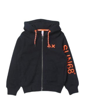 Sun68 Zip Up Sweatshirt F42313