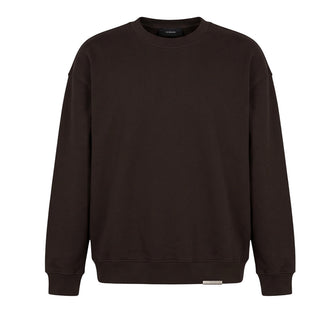 I'm Brian Felpa Girocollo Marrone Oversize F3916/1 Per Uomo