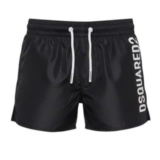Dsquared2 Boxer Mare Nero Con Logo DQ3293-D0AHA-DQ900